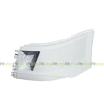 Volvo Vnl 2016-17 Style Painted White Corner Bumper Left Side With Fog Cut-out. Fixed Price $224.99.