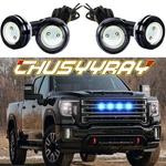 4X Front Grille Bumper Hood Blue Led Lights For Gmc Sierra 1500 2500 3500. Fixed Price $7.99.