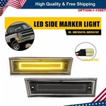 Smoked Amber Led Side Marker Lights For Gmc Chevy Blazer Suburban Jimmy 2-20X. Fixed Price $106.87.