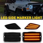 For 1997-2006 Jeep Wrangler Tj Smoke Bumper Fender Signal Side Marker Lights New. Fixed Price $26.99.