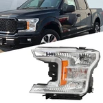 Left/driver Side Ford F150 2018-2020 Halogen Headlight Assembly Chrome Clear. Fixed Price $76.88.