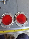 Lot Of 2 Do-ray Tiger-ey Reflector No 100 Sae 66 A64 Red. Fixed Price $24.99.