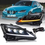 Vland Projector Full Led Headlights For 2006-2013 Lexus IS250 IS350 Isf Sedan. Fixed Price $399.99.