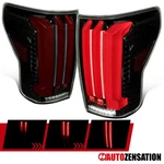 Fit 2007-2013 Toyota Tundra Black Smoke Full Led Sequential Tail Lights Lamps. Fixed Price $193.99.