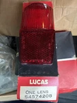 Nos Rover P6 2200 2000 Lucas Model L673 Rear Lower Lens Red 1964-66. Fixed Price $10.00.