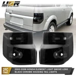Light Smoke Lens Black Chrome Housing Tail L+r For 03-08 Honda Element Suv. Fixed Price $161.95.