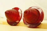 Pair (2) Guidex Tail Light Covers -vintage RI-60, RI60 1960 Chevrolet Impala. Fixed Price $15.00.
