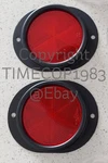 (2) New Humvee Black Reflector Red Hmmwv Hummer H1 M998 M1123 M1151 M1152 Lmtv. Fixed Price $19.95.
