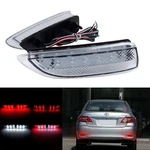 2X Clear Lens Led Bumper Reflector Backup Tail Brake Lights For Toyota Corolla. Fixed Price $25.65.
