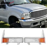 Fits 01-04 Ford Excursion Front Bumper Turn Signal Parking Lights Amber Lens. Fixed Price $19.99.