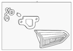 Genuine Gm Passenger Side Turn Signal Light 84543164. Fixed Price $255.86.