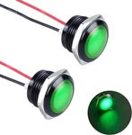 2PCS Green Led 16MM Metal Indicator Light 12 24V Ac Dc 20MA. Fixed Price $20.99.