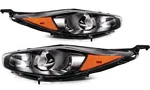 Black Housing Headlights Assembly Left+right Side Ford Fiesta 2014-2018. Fixed Price $159.99.