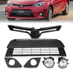 For 2014 2015 2016 Toyota Corolla Ce Front Upper Lower Grille + Fog Lights. Fixed Price $50.00.