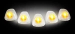 Recon 264142CL Clear Cab Roof Lights 1999-2012 Ford Super Duty 5-PIECE Set. Fixed Price $59.95.