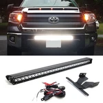 150W 30" Led Light Bar W/ Lower Bumper Brackets, Wirings For 14-21 Toyota Tundra. Fixed Price $142.49.
