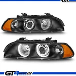 97-00 Bmw E39 5-SERIES Dual Led Halo Projector Replacement Black Headlights Pair. Fixed Price $162.99.