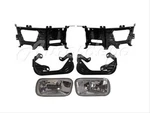 For 2009-2012 Dodge Pickup Ram 1500 Front Steel Bumper Fog Light Bracket Kit 5P. Fixed Price $221.85.
