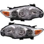 Headlight Set For 2011-2013 Toyota Corolla Japan Built Left And Right 2PC. Fixed Price $149.75.