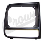 Black-right Headlight Bezel 55055136 12419.18 Fits 97-01 Jeep Cherokee Xj. Fixed Price $25.59.