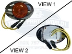 Panelite Millennium Series M3 Amber Marker Light Bright Leds Chrome Bezel. Fixed Price $21.75.
