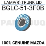 BGLC513F0B Genuine Mazda Lamp(r),trunk Lid BGLC-51-3F0B. Fixed Price $159.52.
