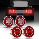 Pair Tail Lights & Backup Lamp Cover For Chevrolet Chevy Corvette C3 1975-1979. Fixed Price $65.99.