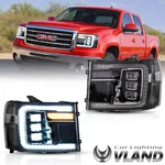 Vland Full Led Projector Headlights For 2007-2014 Gmc Sierra 1500 2500HD 3500HD. Fixed Price $634.99.