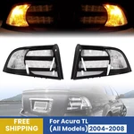 Rear Tail Light For 2004-2008 Acura Tl Black Housing Clear Lens Halogen Lh Rh. Fixed Price $98.58.