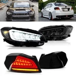 Vland Clear Led Headlights+smoked Tail Set For 2015-2021 Subaru Wrx Sti. Fixed Price $783.99.