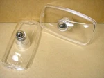 1965 Pontiac Grand Prix & 1966-67 Gto Parking Lamp Lens Pair, C5956205RS. Fixed Price $46.00.