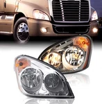 Freightliner Cascadia Headlight Pair Set 2008 - 2018 Left Right Side With Bulbs. Fixed Price $167.91.
