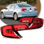 Vland For 2012-2014 Toyota Camry Red Clear Led Tail Lights Assembly Rear Lamps. Fixed Price $189.99.