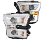 Anzo Usa 111358 Projector Headlight Set Fits 15-17 F-150 Chrome/amber. Fixed Price $499.99.