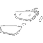 Genuine Mercedes-benz Oe Lamp Unit 167-906-30-04. Fixed Price $3205.61.