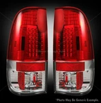 Recon 264176RD Ford Superduty F250 Led Taillights Red Lens. Fixed Price $399.95.