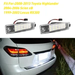 For Toyota Highlander Scion Xb Full Led White License Plate Light Tag Lamp 6000K. Fixed Price $13.99.
