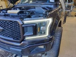 Driver Headlight Led Black Headlamp Bezel Fits 18-20 Ford F150 Pickup 377449. Fixed Price $447.87.