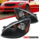 Fit 2002-2004 Altima Black Headlights Oe Style Headlamps Left+right 03. Fixed Price $75.99.