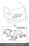 Genuine Oe Gasket, License Plate Lamp Lens, 8127295J07 For Toyota 81272-95J07. Fixed Price $5.78.