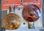 Roadpro 4" Double Face Carded Red/amber Round Stud Mount Led Tail Lights. Fixed Price $60.00.