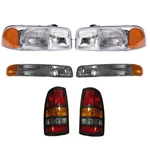 For Gmc Sierra 1500 99-05 Trq Driver & Passenger Side Replacement Headlights. Fixed Price $286.16.