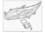 Genuine Mitsubishi Composite Assembly 26060W460P. Fixed Price $1764.45.
