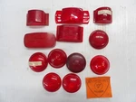 Lot Of 12 Pcs Assorted Red Tail Light Lens. Fixed Price $65.00.