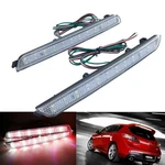 Clear Lens Bumper Reflector Led Backup Tail Brake Lights For Mazda 3 Axela 04-09. Fixed Price $24.95.
