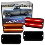 Smoke Double Row Amber/red Full Led Side Markers For 1968-72 Chevy/gm Pickup Suv. Fixed Price $57.09.