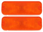 New Amber Parking Light Lens Pair / For 1964 Chevelle Malibu Camino A4247. Fixed Price $43.99.