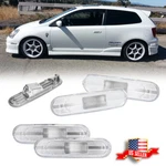 4PCS Chrome Front+rear Bumper Side Marker Light For 02-05 Honda Civic EP3 3DR. Fixed Price $28.99.
