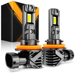 Auxbeam H11 Led Headlight Kit High Low Bulb White 6500K 25000LM 70W Canbus. Fixed Price $36.99.