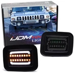 Clear Full Led White Halo/amber Sequential Blink Front Turn Signal For Hummer H2. Fixed Price $77.09.